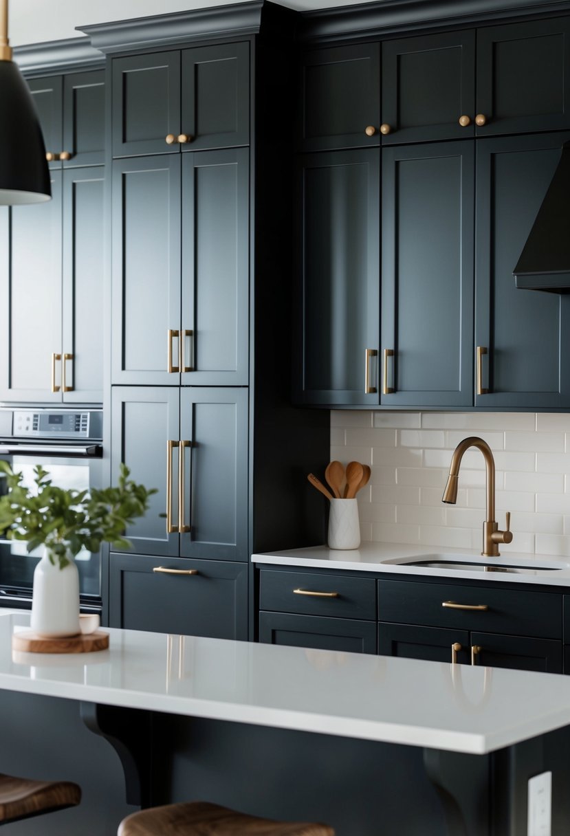 Customizable Bronze and Black Cabinet Solutions